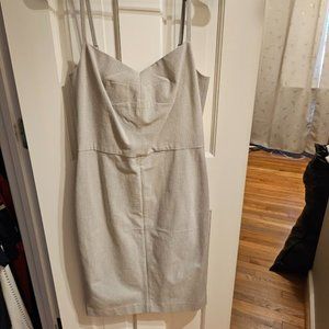 Banana Republic Grey Bodycon Sleeveless Dress, Size 4